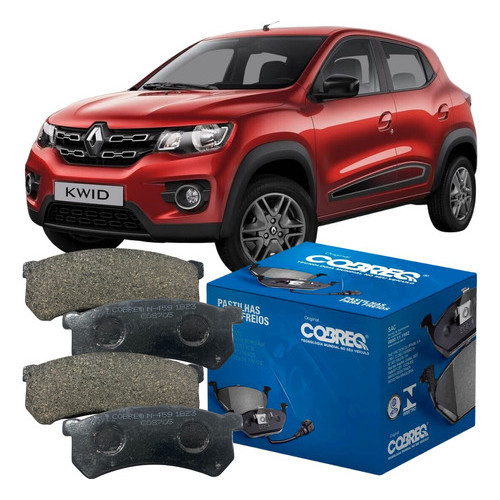 Jogo Pastilha Freio Cobreq Kwid Zen Life Intense em Oferta na Shopee