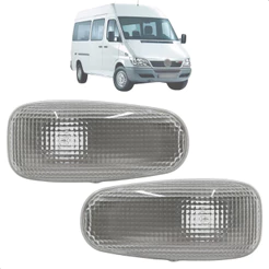 Kit 2 De Pisca Lateral Cristal Sprinter 2004 2005 Até 2011 2012