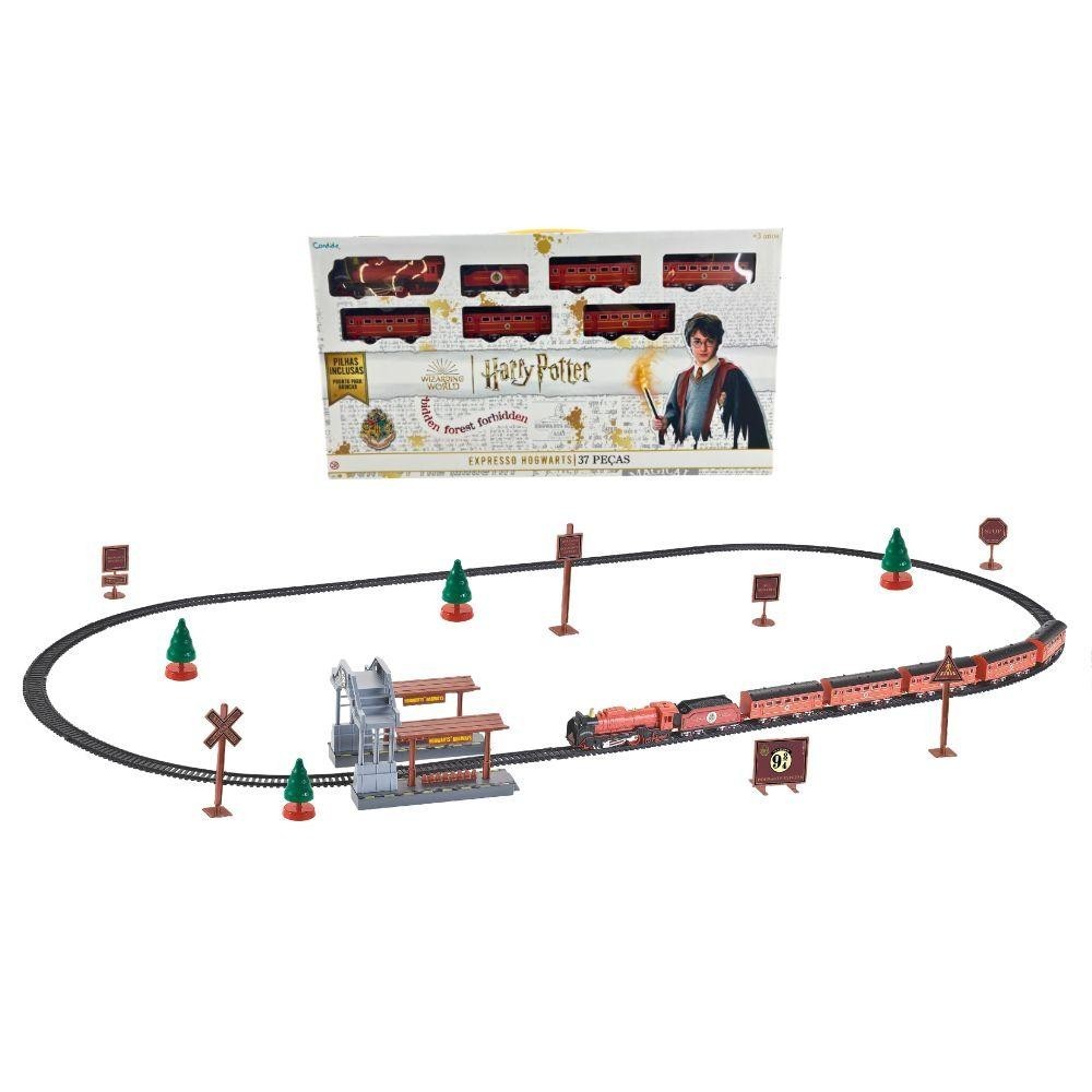 Trem Harry Potter Expresso Hogwarts - 37 peças - Mom & Baby