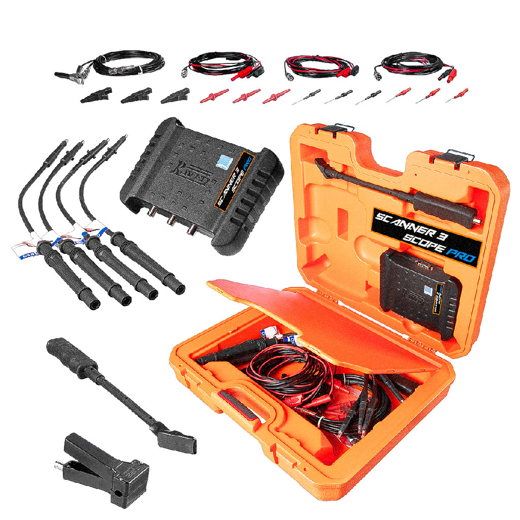 Scanner Automotivo Reparo / Manutenção 3 Raven Scope Osciloscopio Linha Diesel S