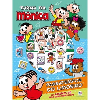Livro Adesivos Turma da Mônica - Passatempos do Limoeiro em Oferta na Shopee
