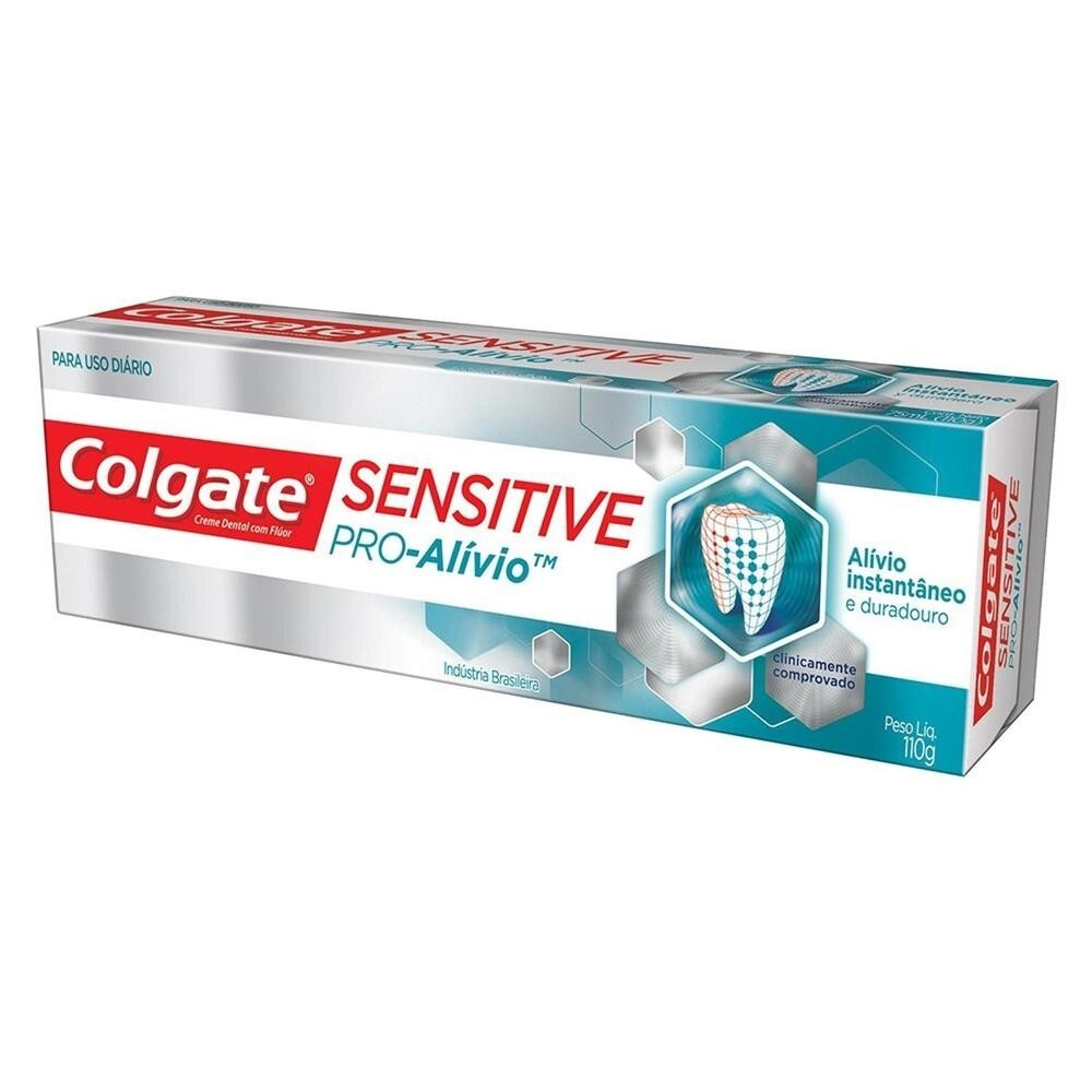 Creme Dental Colgate Sensitive Pro Alivio Regular 110g em Oferta na Shopee