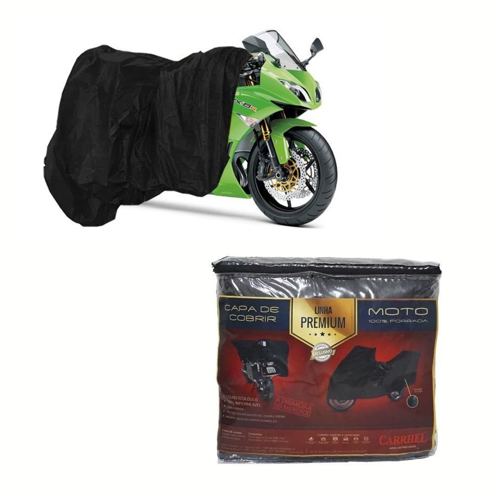 Capa Couro para cobrir KAWASAKI Ninja ZX 6R 600CC (G258)