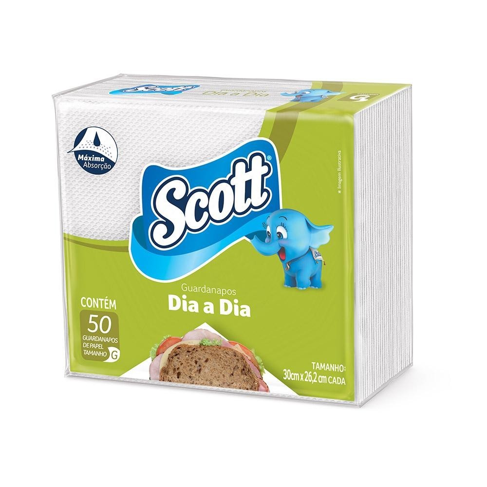 Guardanapo Scott Dia a Dia Grande 50 Folhas - Home & Living