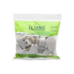 Pino Plug Macho Prensa Ilumi Cabo Gigante Cinza 10A 250V - Embalagem com 10 Unidades
