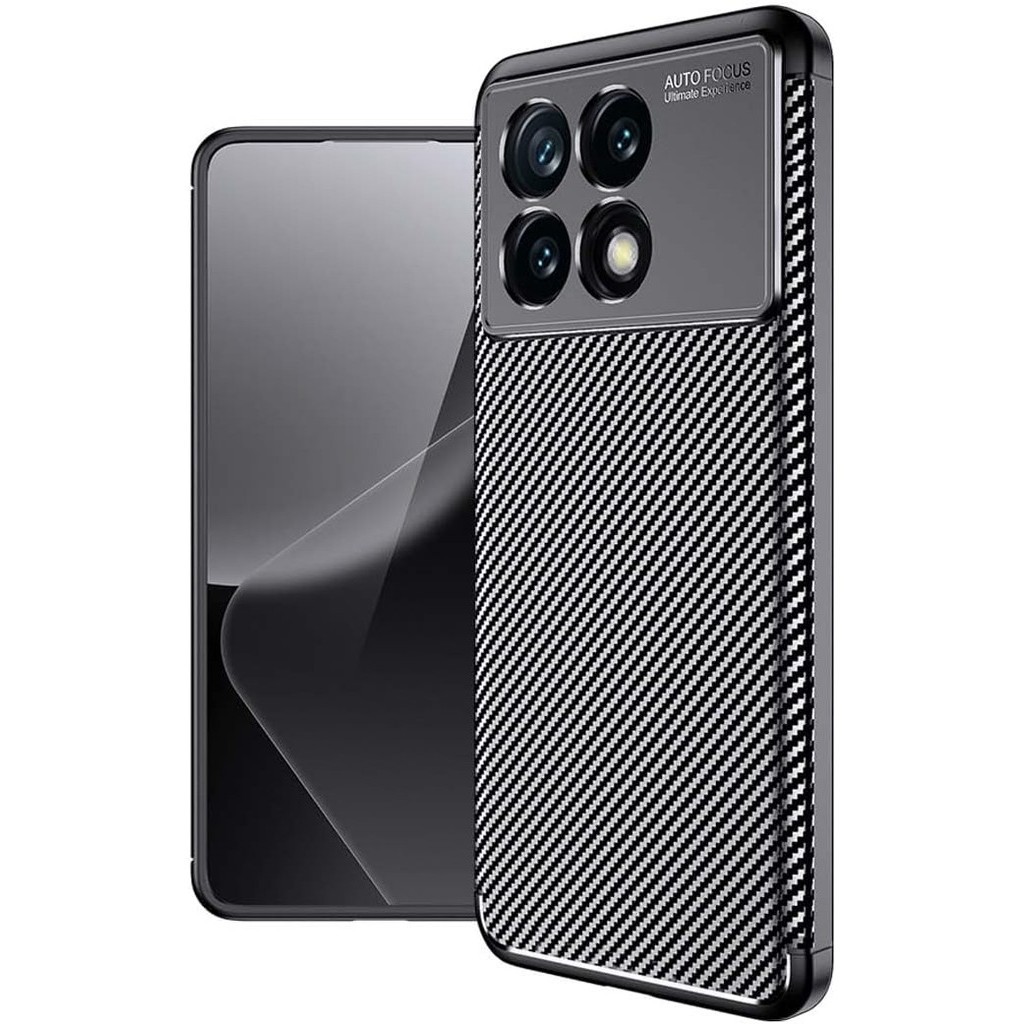 Capa Capinha Fibra Para Xiaomi Poco X6 Case Anti Impacto