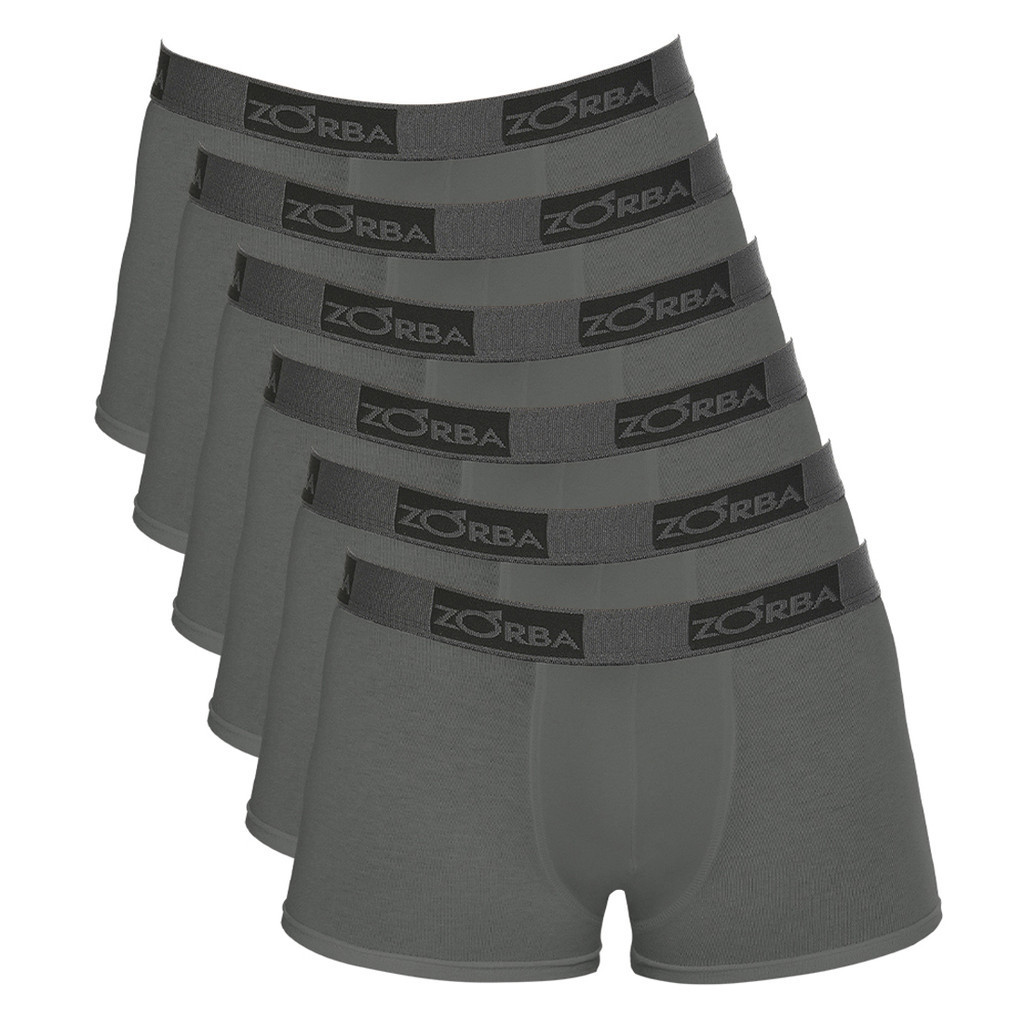 Kit 6 Cuecas Zorba Boxer Plus 717 - Men Clothes