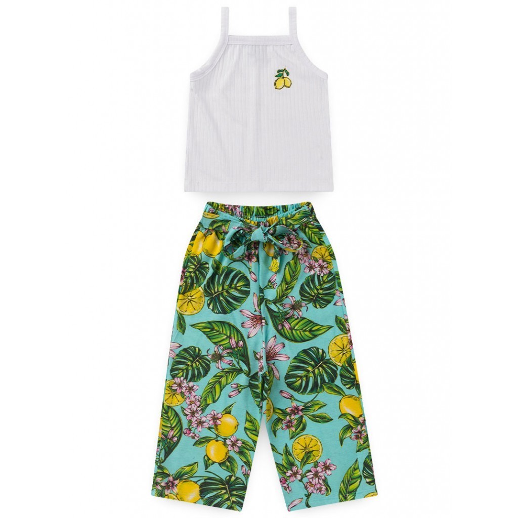 Conjunto Infantil Feminino Lemon em Oferta na Shopee