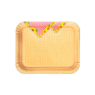 Bandeja Laminada - Arraiá Girassol 04  - 1 unidade - Rizzo em Oferta na Shopee