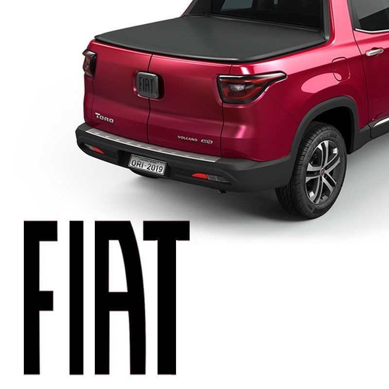 Adesivo Resinado Fiat Black Piano Tampa Traseira Toro em Oferta na Shopee