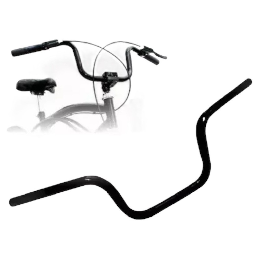 Guidão Bicicleta / Moto Cg Titan 22.2mm Reforçado Alto