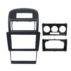 Moldura 9 Flutuante Astra Hach e Sedan c/ Ar Analógico e Digital - Preta