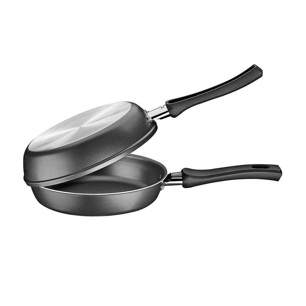 Omeleteira Tramontina Loreto 20cm, Alumínio, Grafite - 20123/020 em Oferta na Shopee