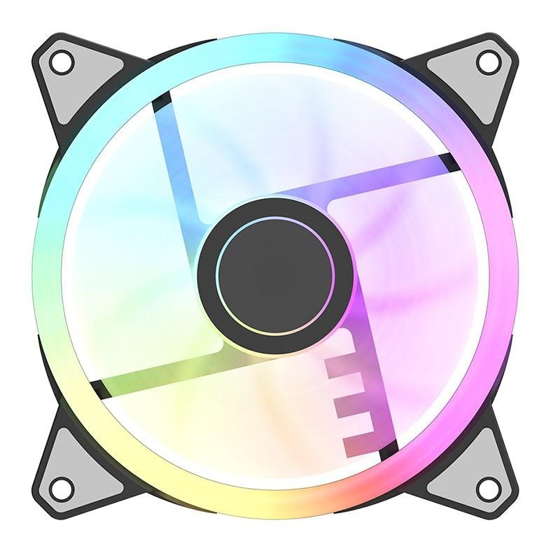 Ventoinha Aigo AF12, ARGB, 120mm, Preto, AF12-BK