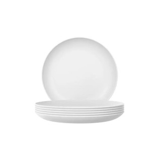 Jogo de Pratos de Sobremesa Blanc Nadir Opaline 19cm 6 peças em Oferta na Shopee