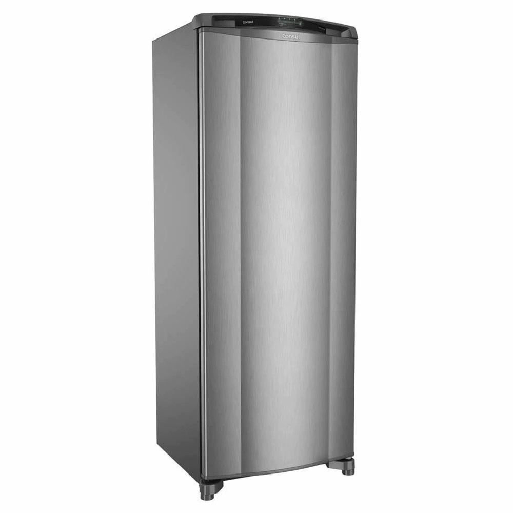Geladeira Frost Free Consul CRB39AK 342 litros Inox com Gavetão Hortifruti 110V