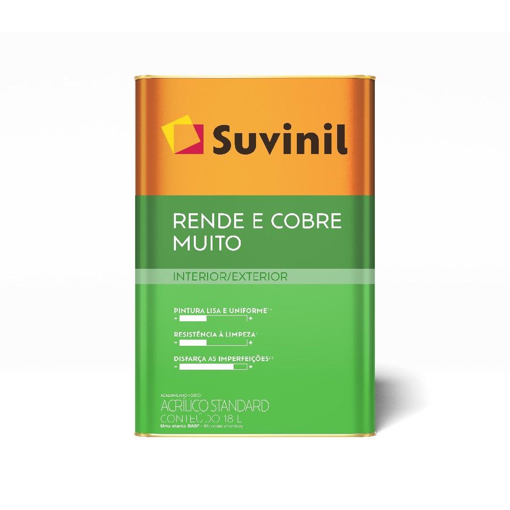 Tinta Rende & Cobre Muito Cores Especiais 18L Suvinil em Oferta na Shopee