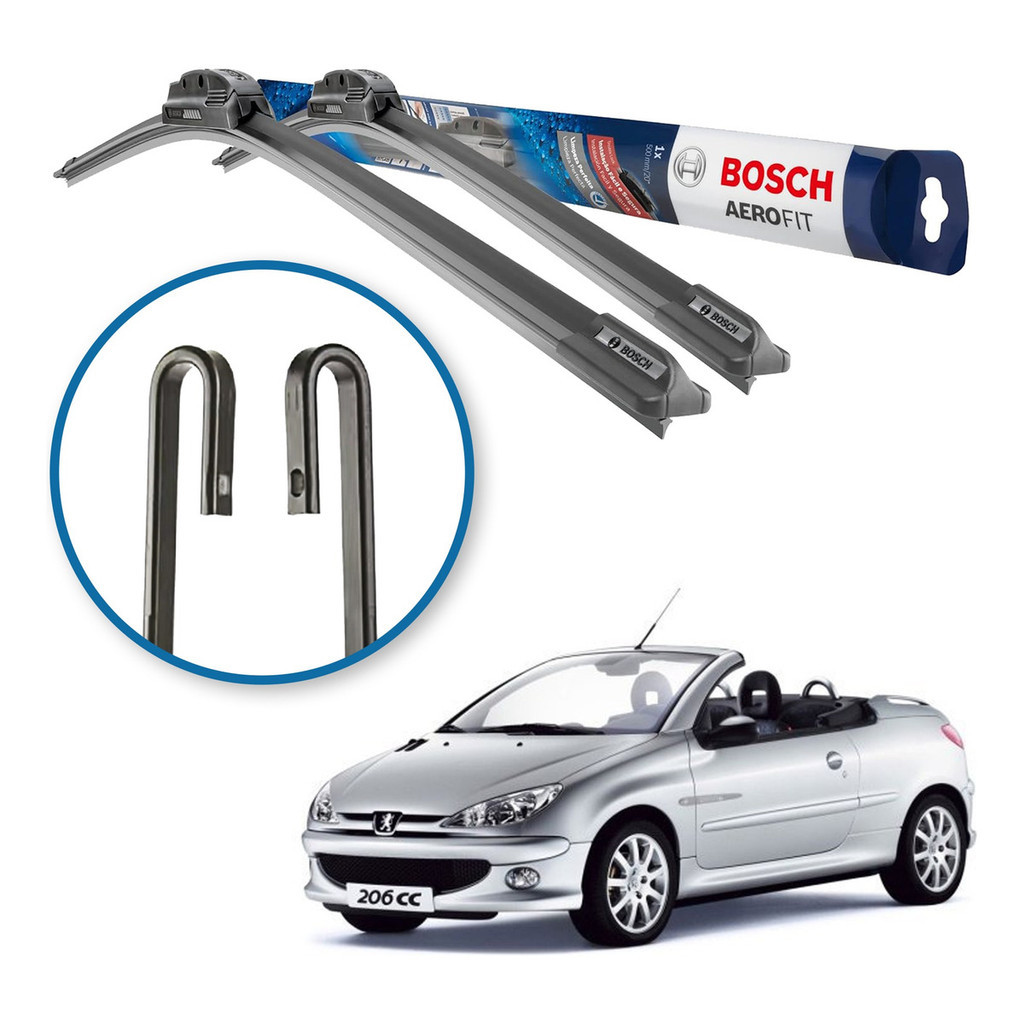 Palheta Limpador Paleta Parabrisa Bosch Peugeot 206 CC 1999 A 2009