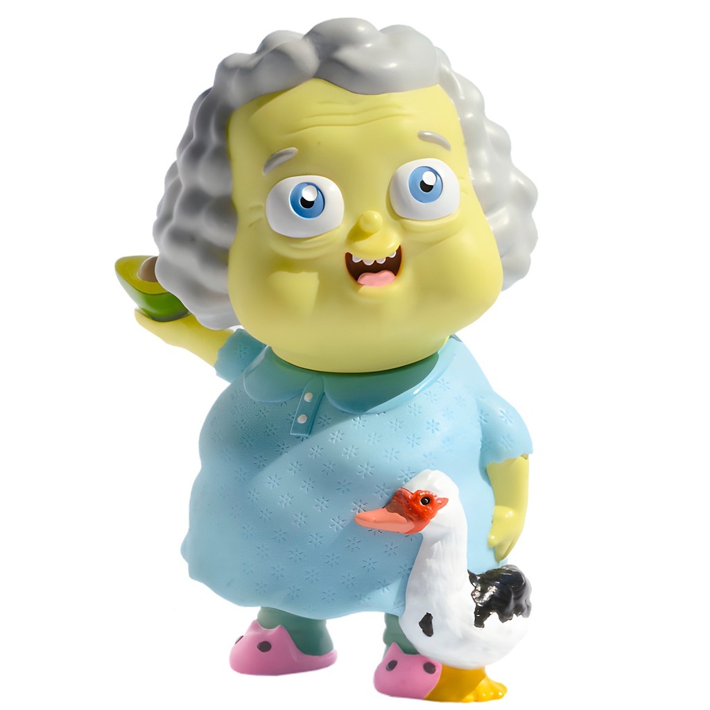Boneco Vovó Juju Fandom Box Irmão Do Jorel Decorativo Com Expositor - Líder Brinquedos