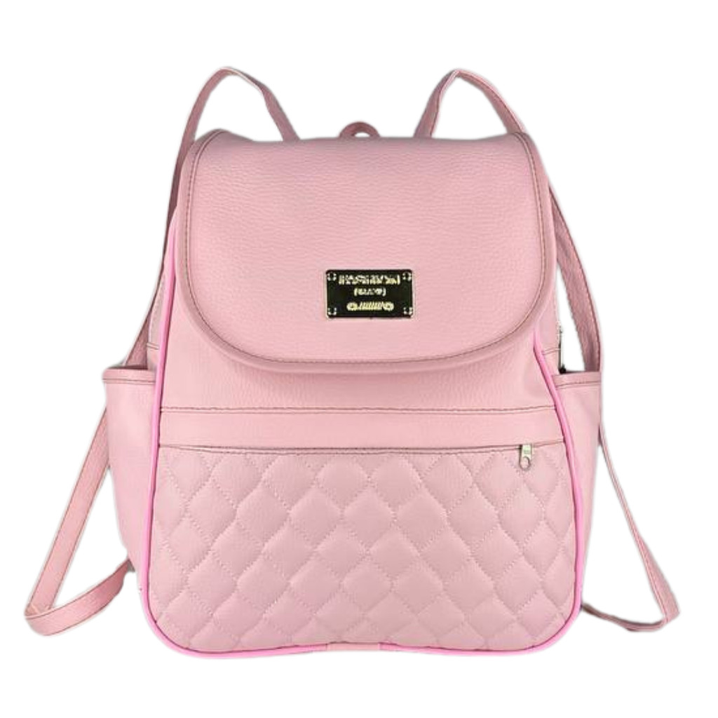 Mochila Feminina de Costas Mochilinha Courino Bolsa Elegante com  Alças Reguláveis em Oferta na Shopee