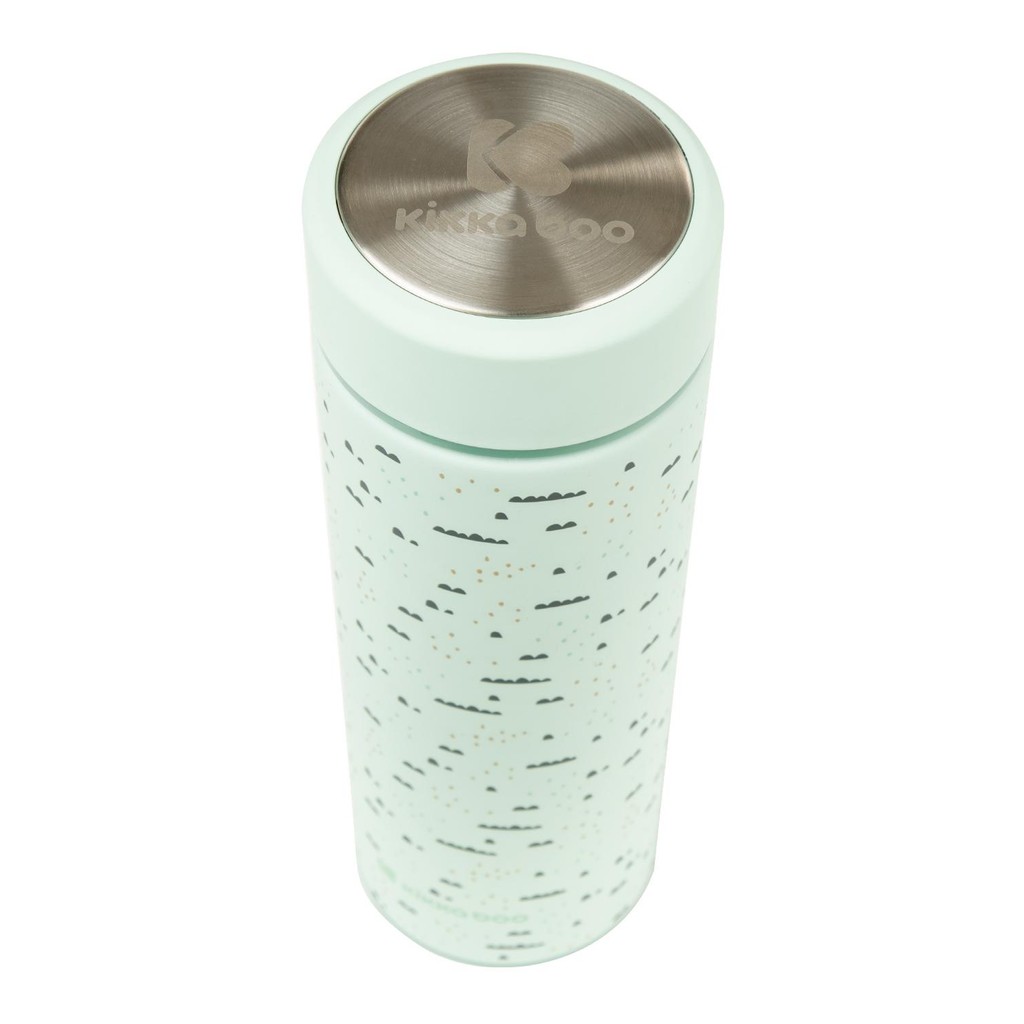 Garrafa Térmica para Bebês Savanna Mint 500 ml KikkaBoo em Oferta na Shopee