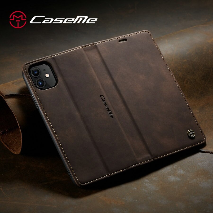 CaseMe Retor Carteira De Couro Slot Para Cartão Capa De Telefone Samsung Galaxy S26 S25 Ultra Plus S24 S23 S22 S21 S24FE