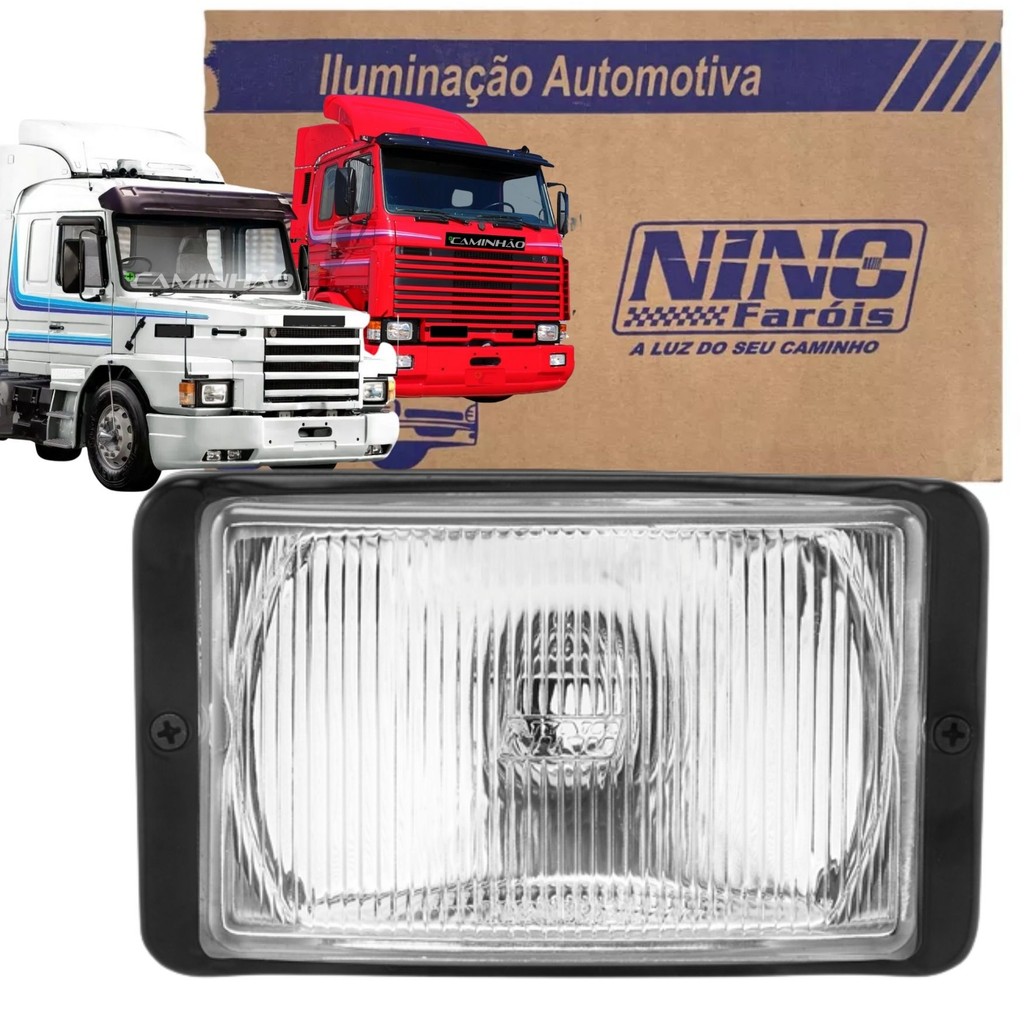 Farol Auxiliar Neblina Scania 112 / 113 - Volvo N / NL - MBB 1935 / 1418 - Nino (F123)