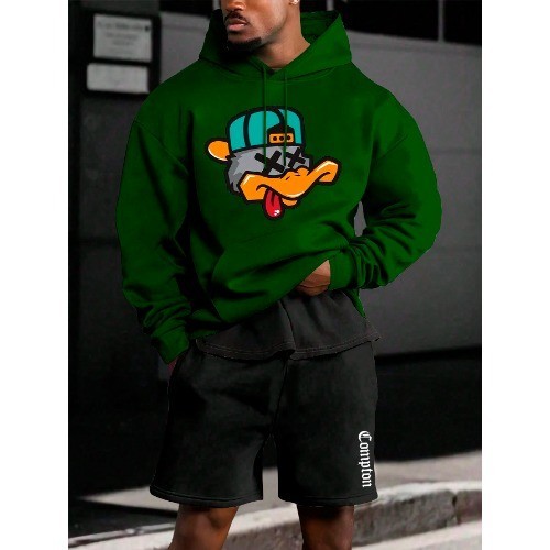 Conjunto Masculino Moletom  + Bermuda de Moletom Estampado moda outono/inverno casual ,academia ,passeio lançamento