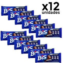 Kit 12 Chocolates Bis Ao Leite, Branco, Oreo e Black ESCOLHA O SABOR - Lacta