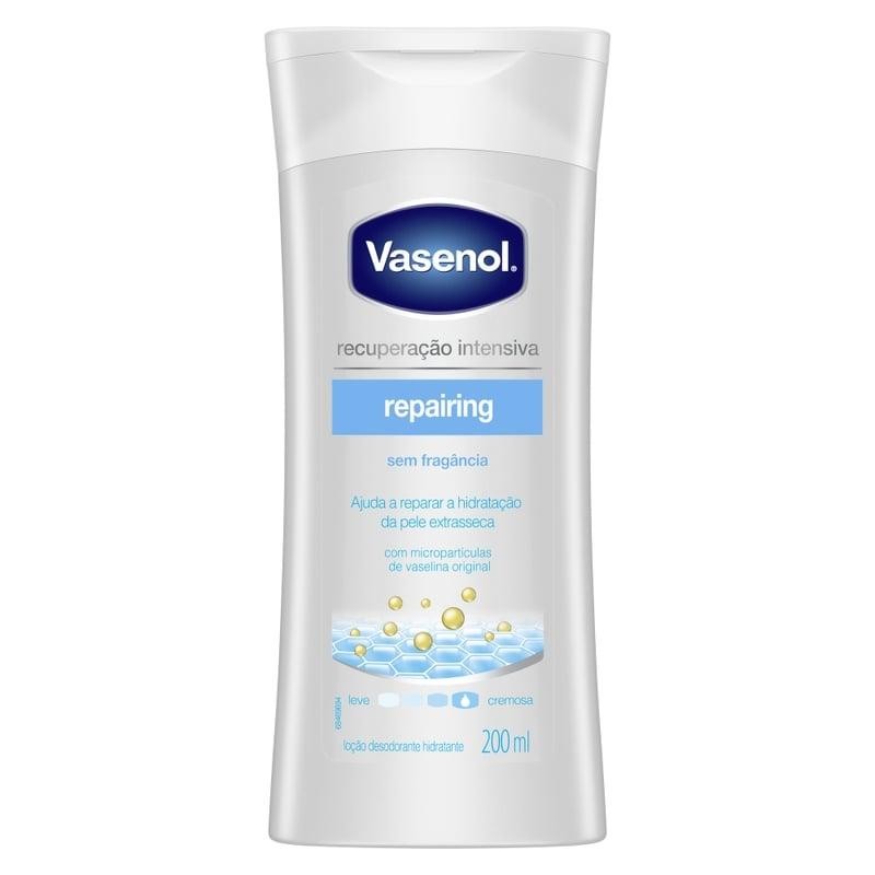Loção Desodorante Hidratante Vasenol Recuperação Intensiva Reparadora 200ml - Beauty