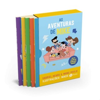 Box As aventuras de Mike | Manu Gabriel - Digilio Dearo | Infantil | Editora Planeta em Oferta na Shopee