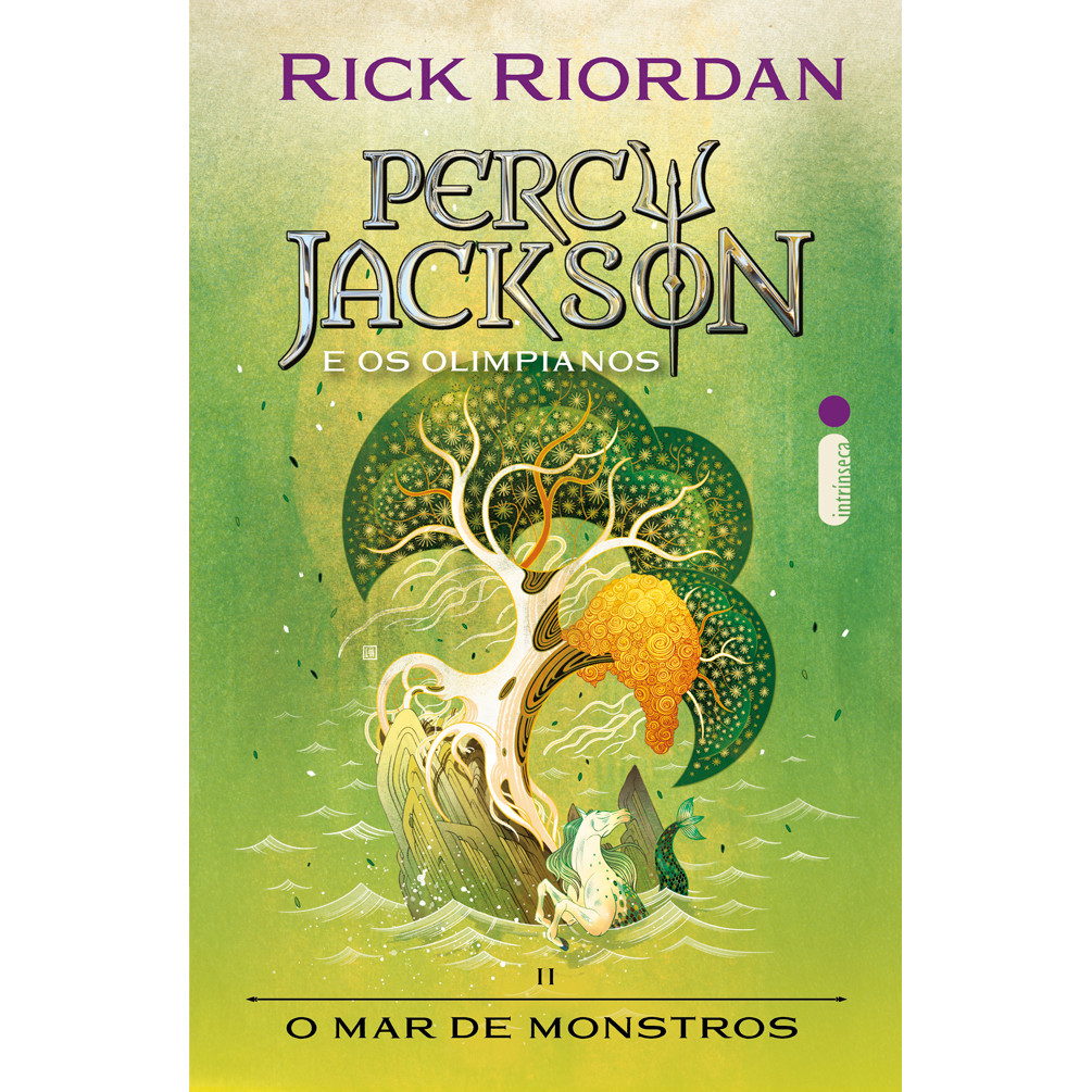 Capa do livro O mar de monstros