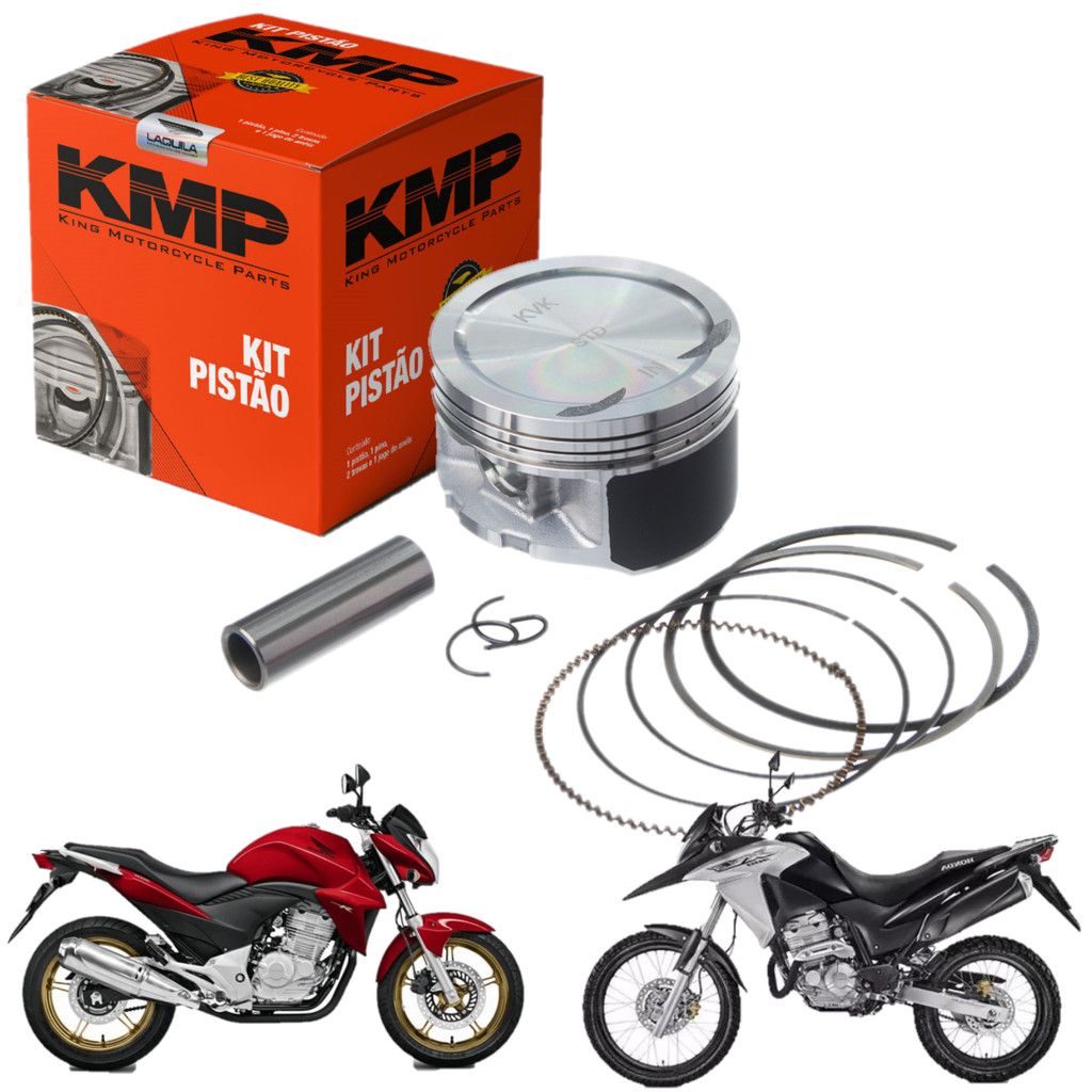 Pistao Kit Anel Cb 300r XRE 300 1,00 2009 2010 2011 2012 em Oferta na Shopee
