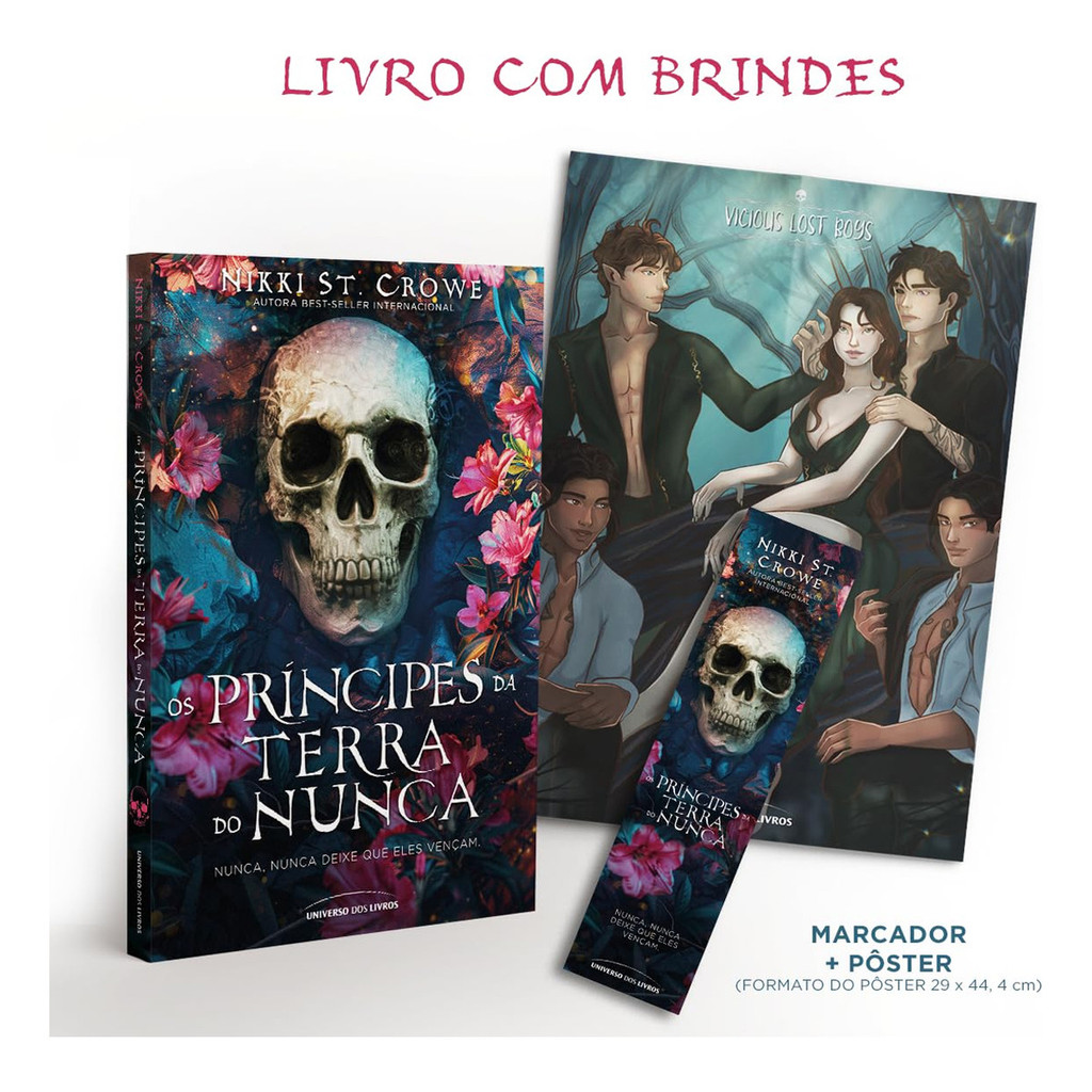 Os Príncipes Da Terra Do Nunca - Volume 4 Série Vicious Lost Boys - Edição Com Brinde - Livro Físico