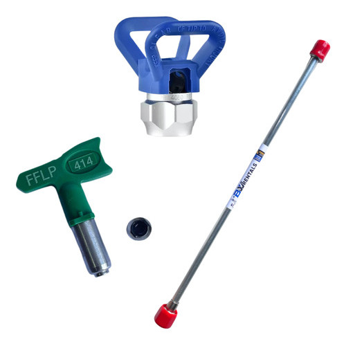 Extensor 50cm Pistola Airless + Porta Bico + Bico Fflp 414