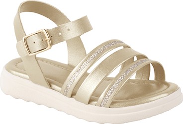 Sandália Infantil Feminina Worldcolors Nina - Ouro em Oferta na Shopee