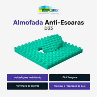 Almofada Anti-escaras D33 Espuma Caixa de Ovo Quadrada em Oferta na Shopee