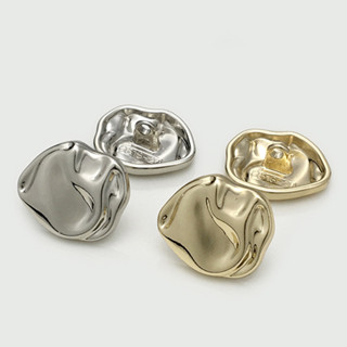 10 Peças Botões De Metal Irregulares Vintage Para Cardigãs/Casacos/Suéteres | 3 Tamanhos (12/17/22mm) Ouro E Prata Decor em Oferta na Shopee