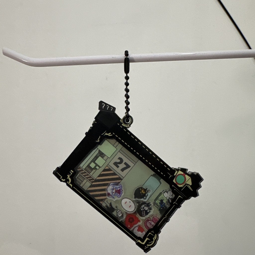 Lobotomy Corporation Anime Chaveiro Feminino Shake Lutador Acrílico Homem Pingente Ornamento Acessórios Amigo Presente