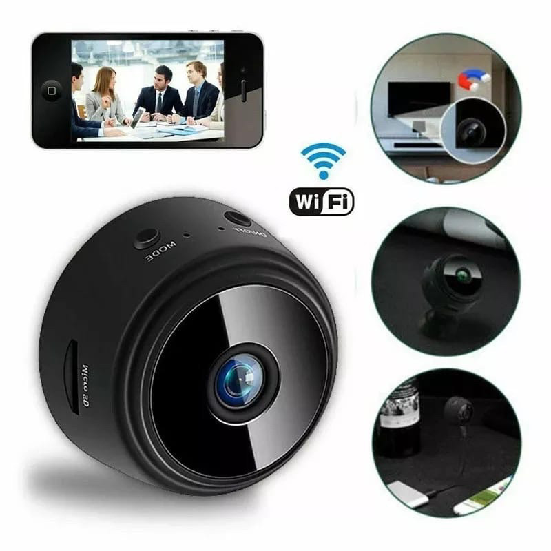 Câmera A9 Mini HD com Sensor de Presença Wi-Fi Bivolt e Suporte em Oferta na Shopee