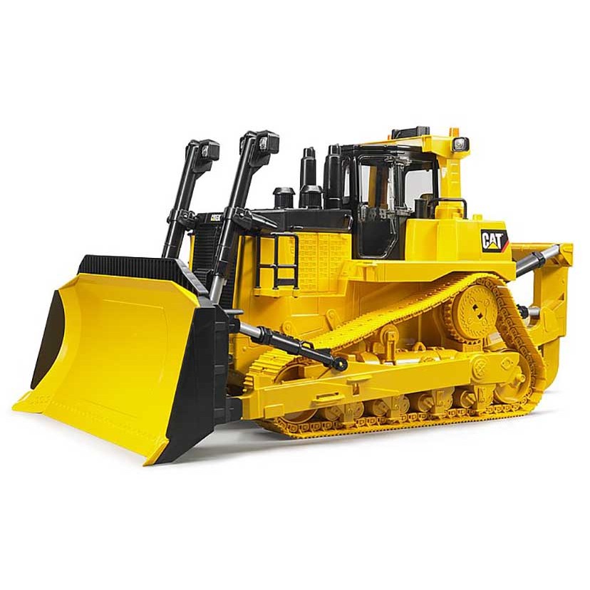 Miniatura trator de esteira Cat grande Bruder 1/16