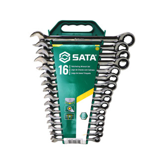 Jogo de Chave Combinada Catraca 8 a 24mm Sata com 16 Peças ST08034L em Oferta na Shopee