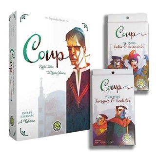 Coup 2ªedição + Promos Bufão e Burocrata + Burguês e Benfeitor