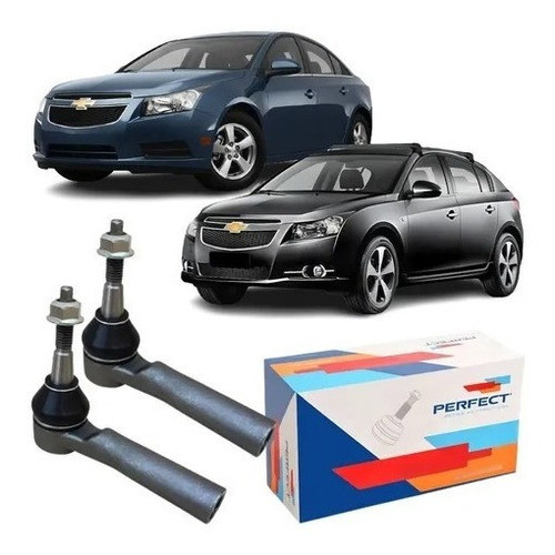 Par Terminal Ponteira Direção Perfect Gm Cruze 1.8 8v 2012 2016