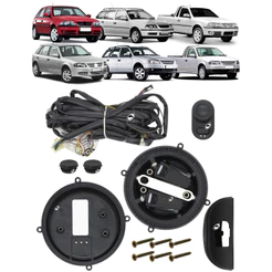 Kit Retrovisor Simples Gol Saveiro Parati G3 e G4 Tragial