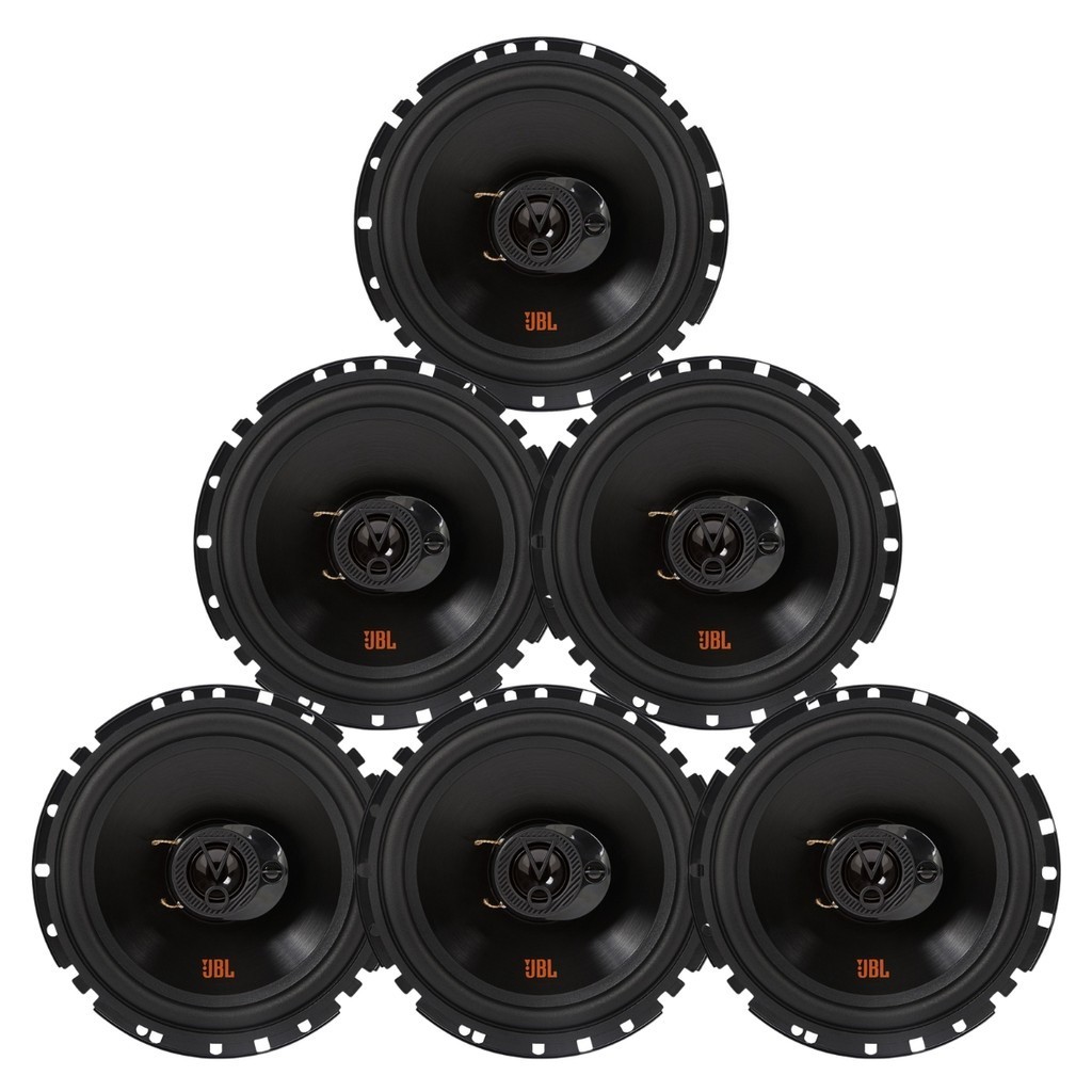 Kit 6 Alto Falantes Triaxiais 6  JBL FLEX4 6TRFX55 330 Watts Rms