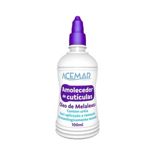 Amolecedor Cutícula Acemar Óleo De Melaleuca 100ml em Oferta na Shopee