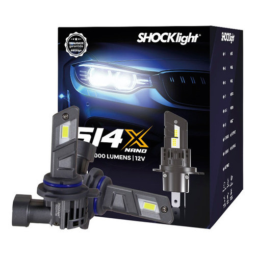 KIT LED NANO S14X HIR2 9012 6500K 5000 LUMENS 12V SLL-149012X SHOCKLIGHT