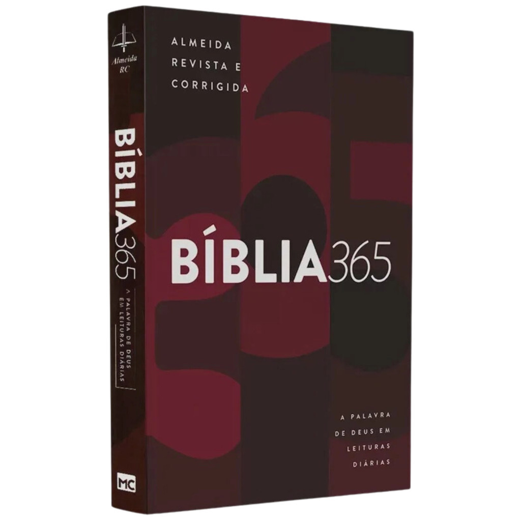 Bíblia 365 ARC | Letra Grande | A Palavra de Deus em Leituras Diárias | Brochura em Oferta na Shopee