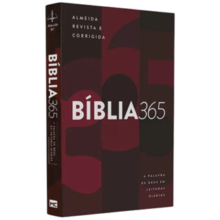 Bíblia 365 ARC | Letra Grande | A Palavra de Deus em Leituras Diárias | Brochura em Oferta na Shopee